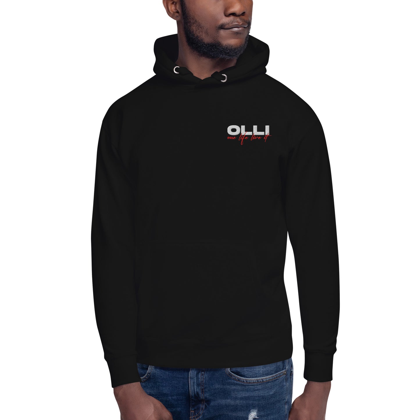 One Life Live It Embroidered Hoodie