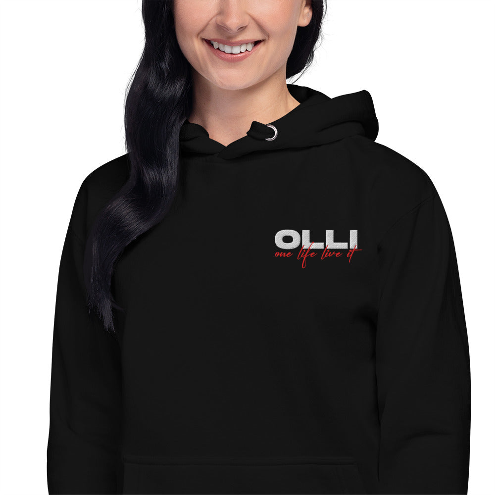 One Life Live It Embroidered Hoodie