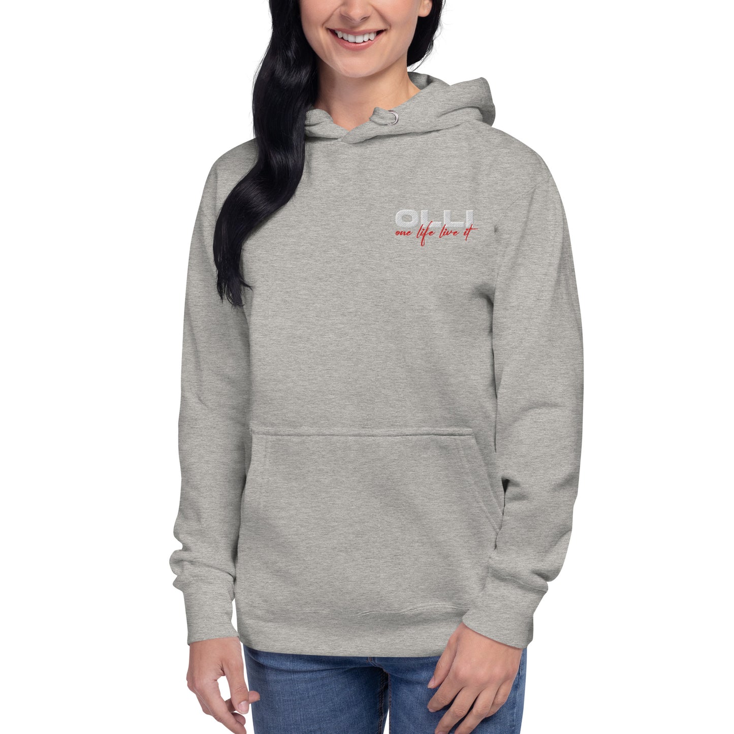 One Life Live It Embroidered Hoodie