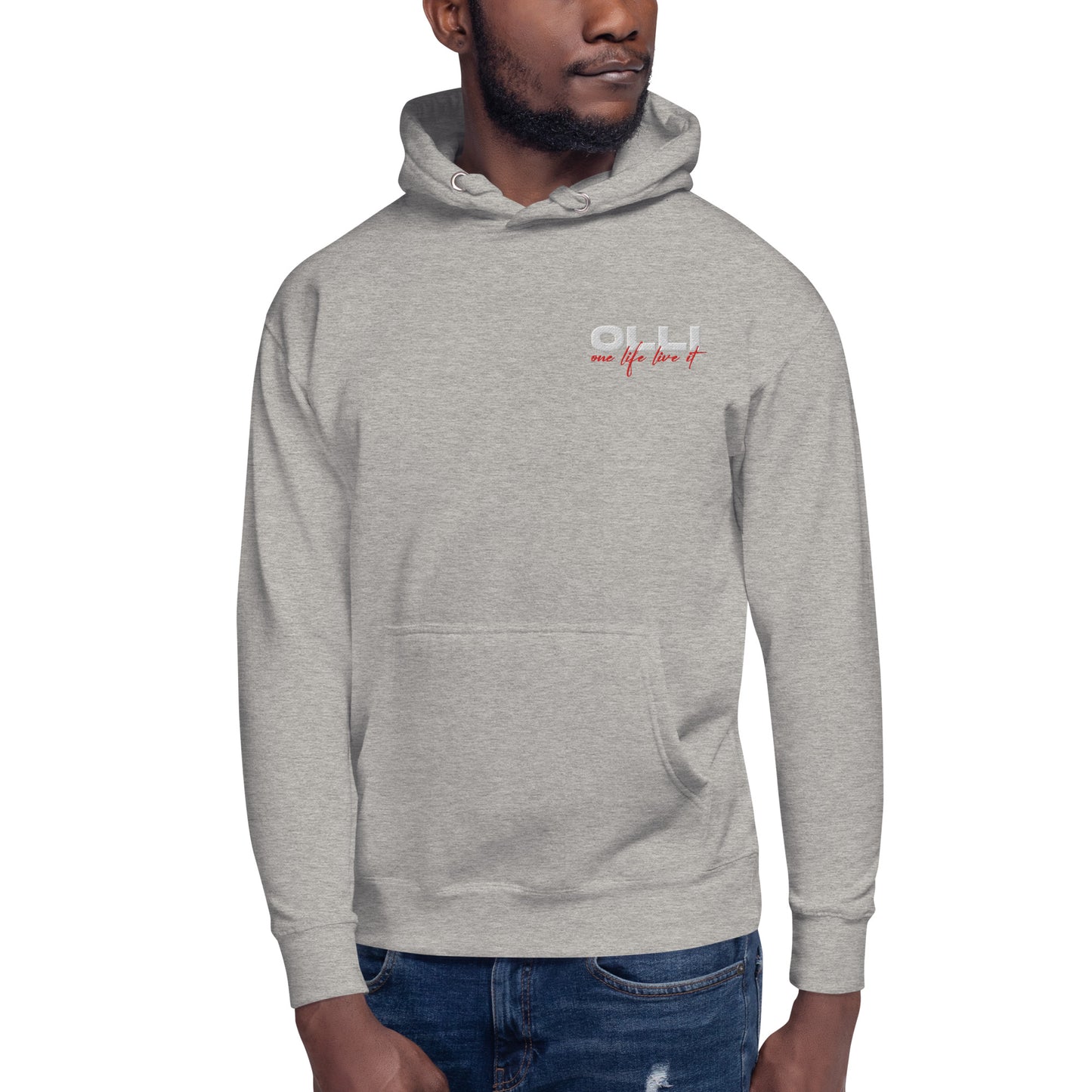 One Life Live It Embroidered Hoodie