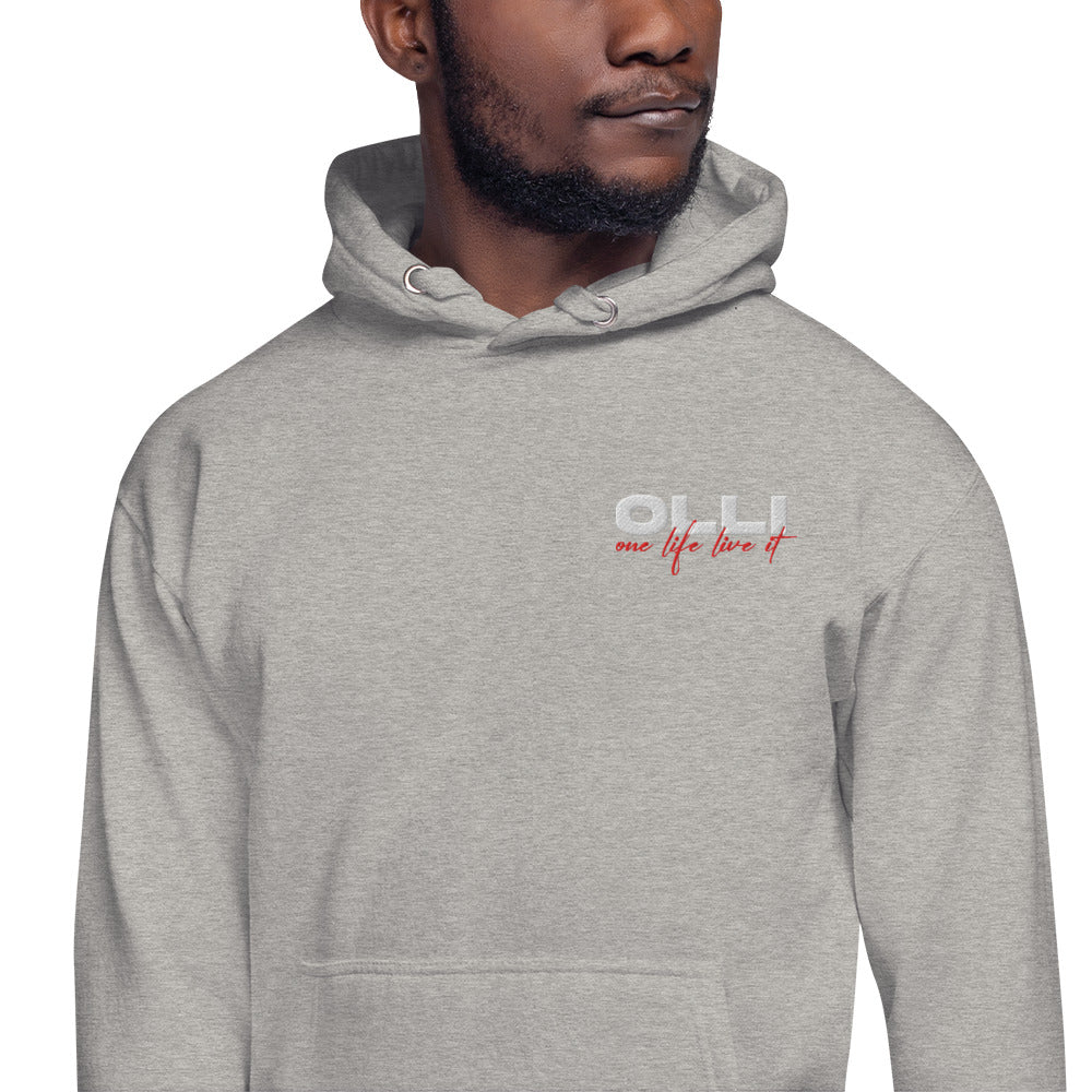 One Life Live It Embroidered Hoodie