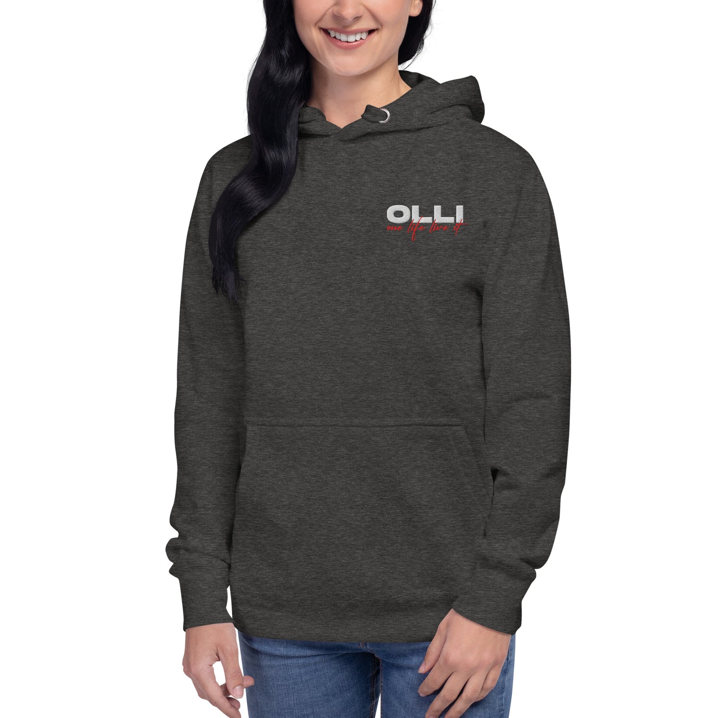 One Life Live It Embroidered Hoodie