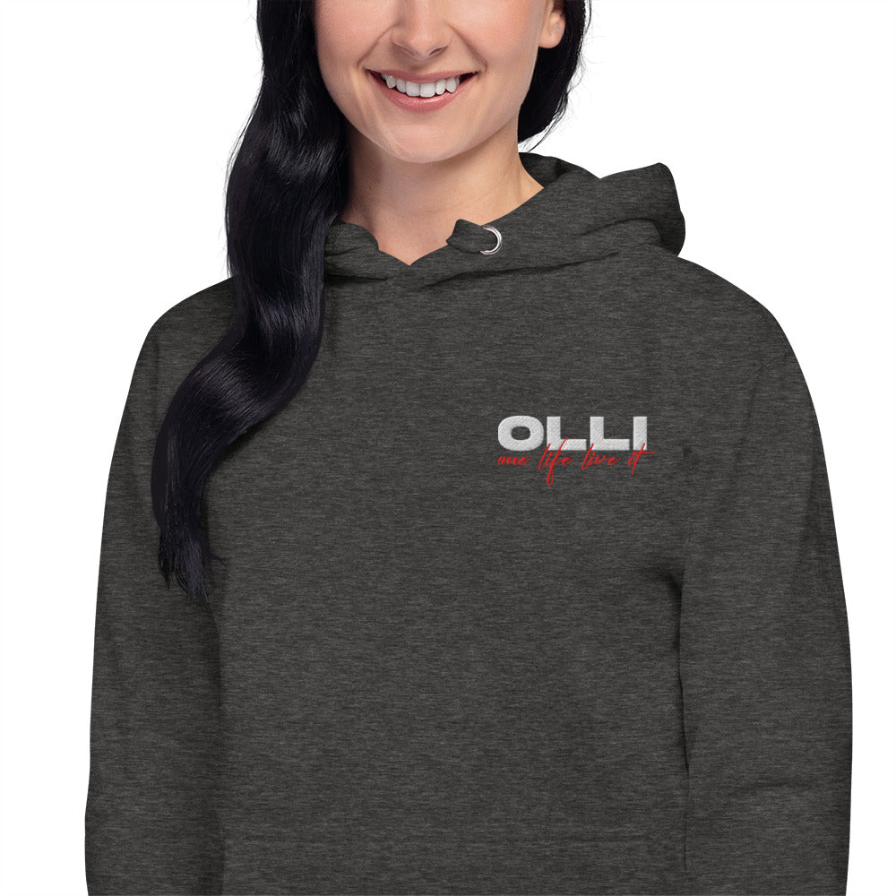 One Life Live It Embroidered Hoodie