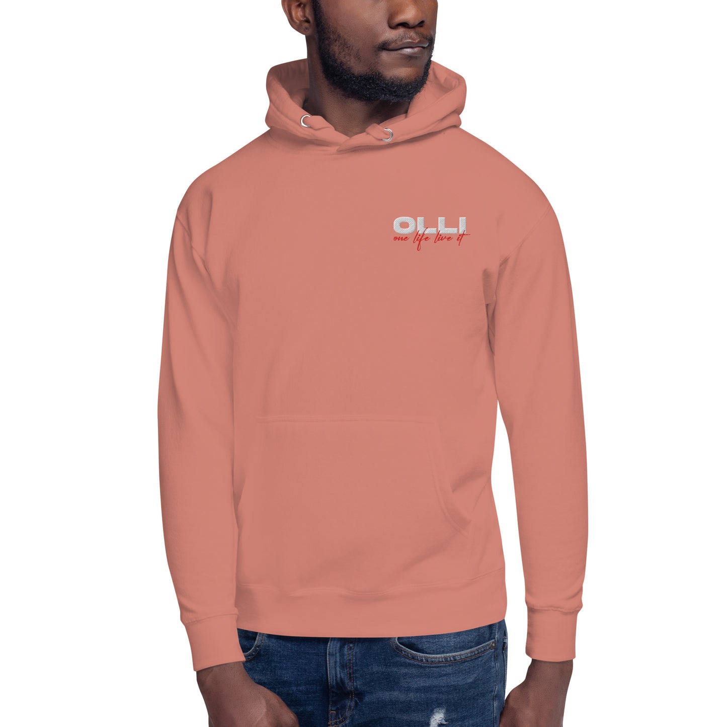 One Life Live It Embroidered Hoodie