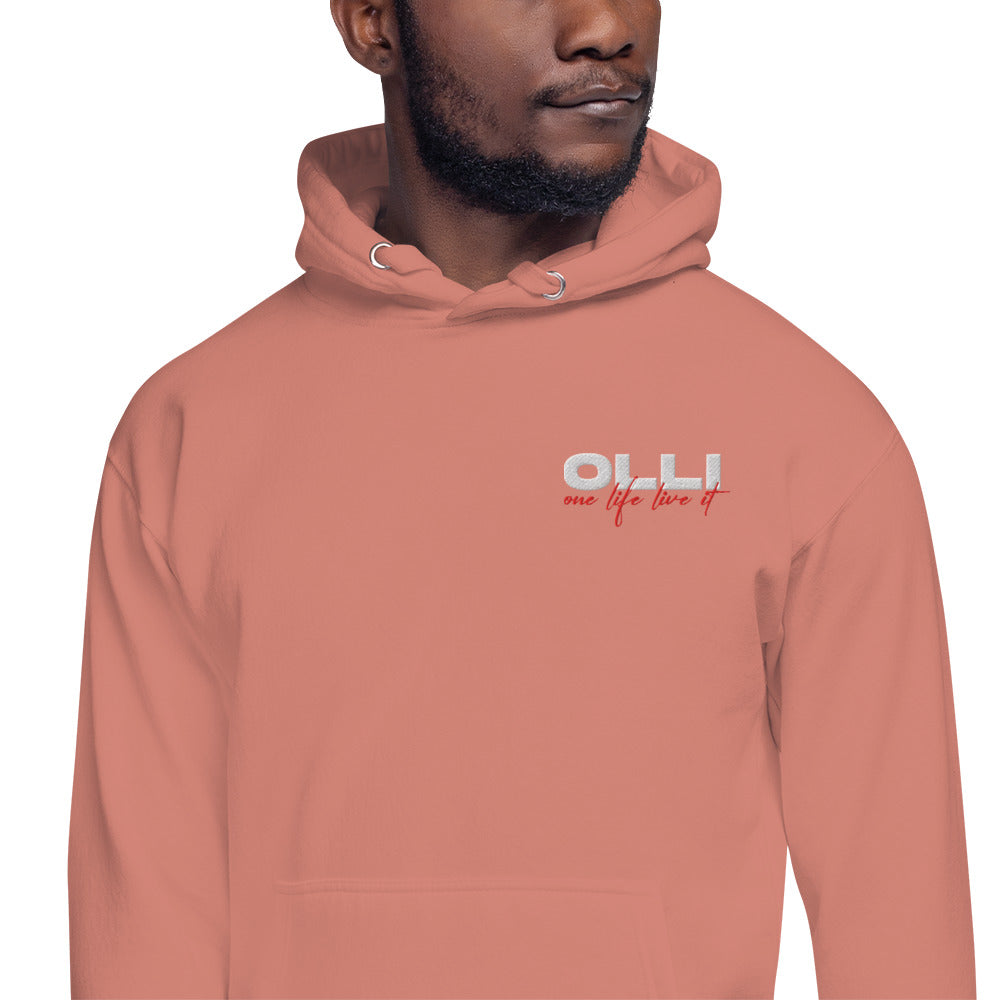 One Life Live It Embroidered Hoodie