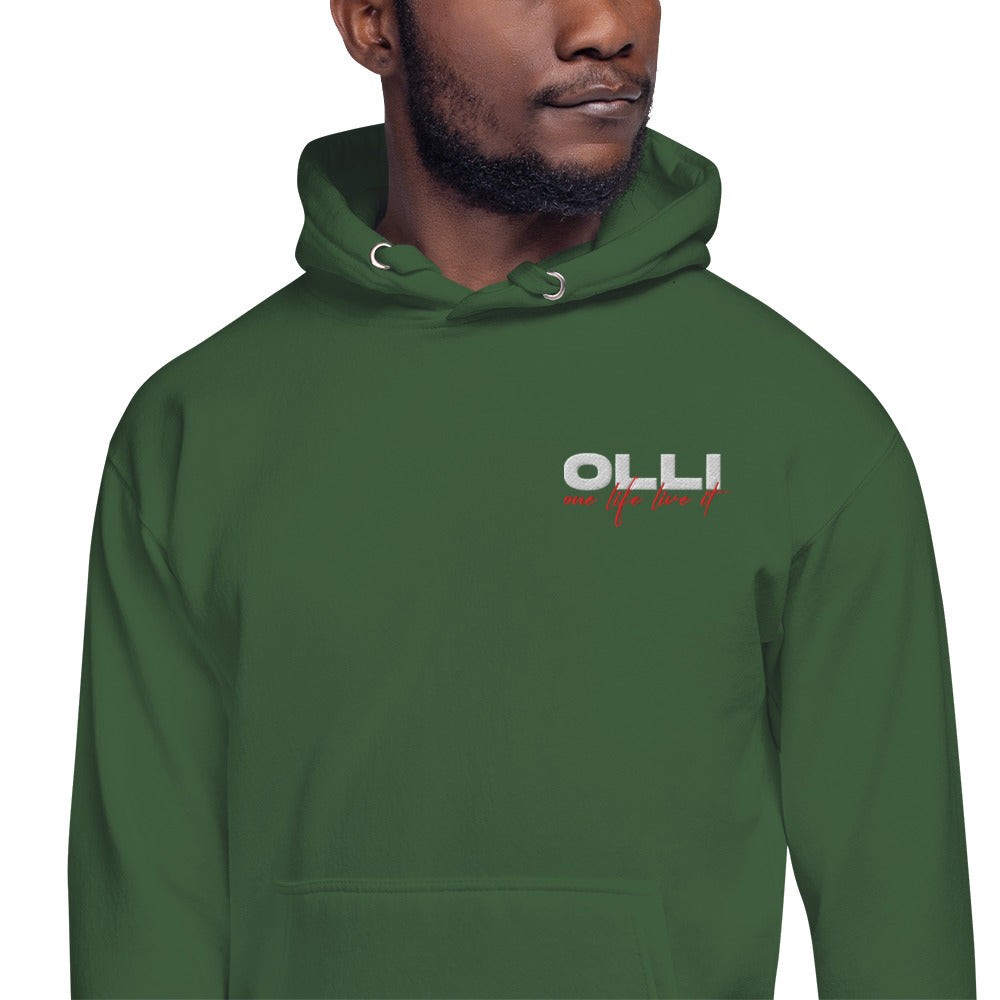 One Life Live It Embroidered Hoodie