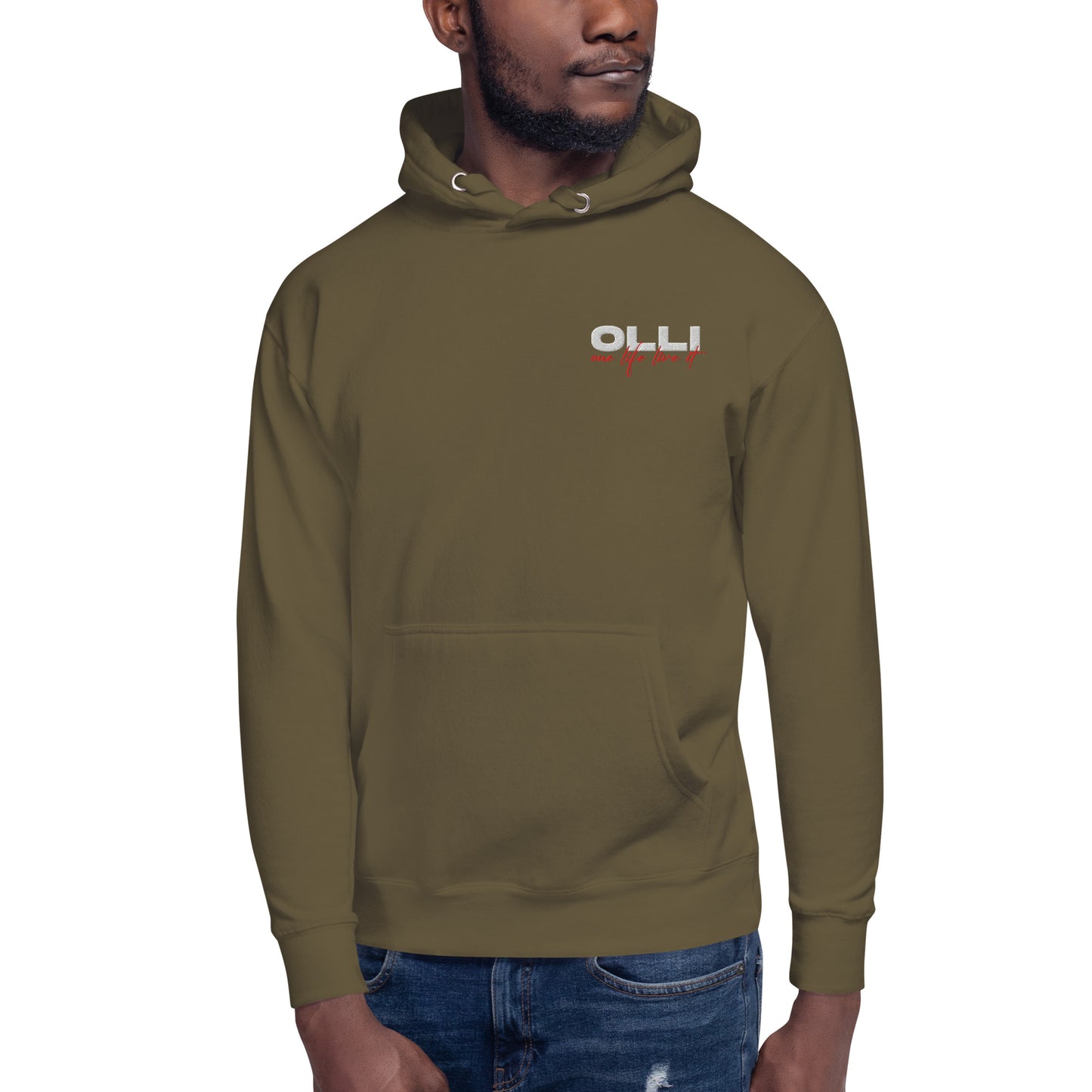 One Life Live It Embroidered Hoodie