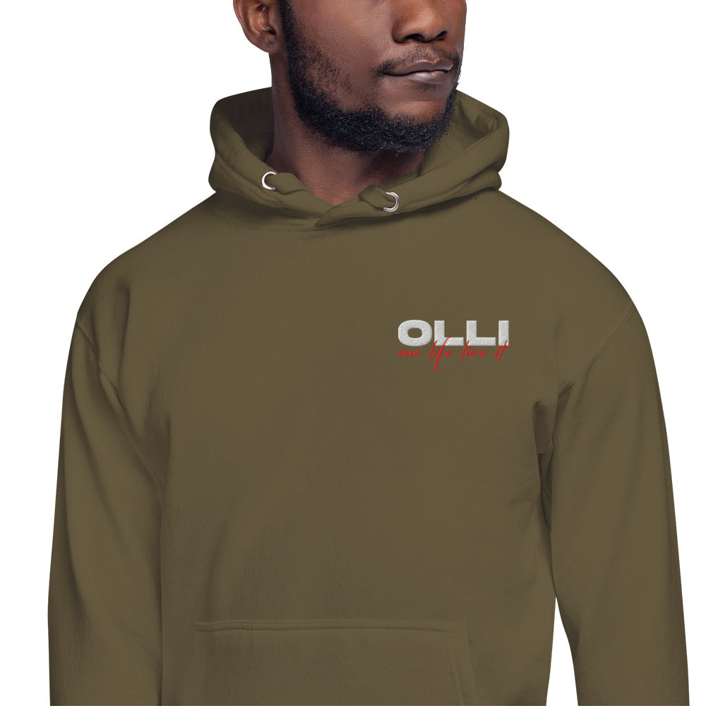 One Life Live It Embroidered Hoodie