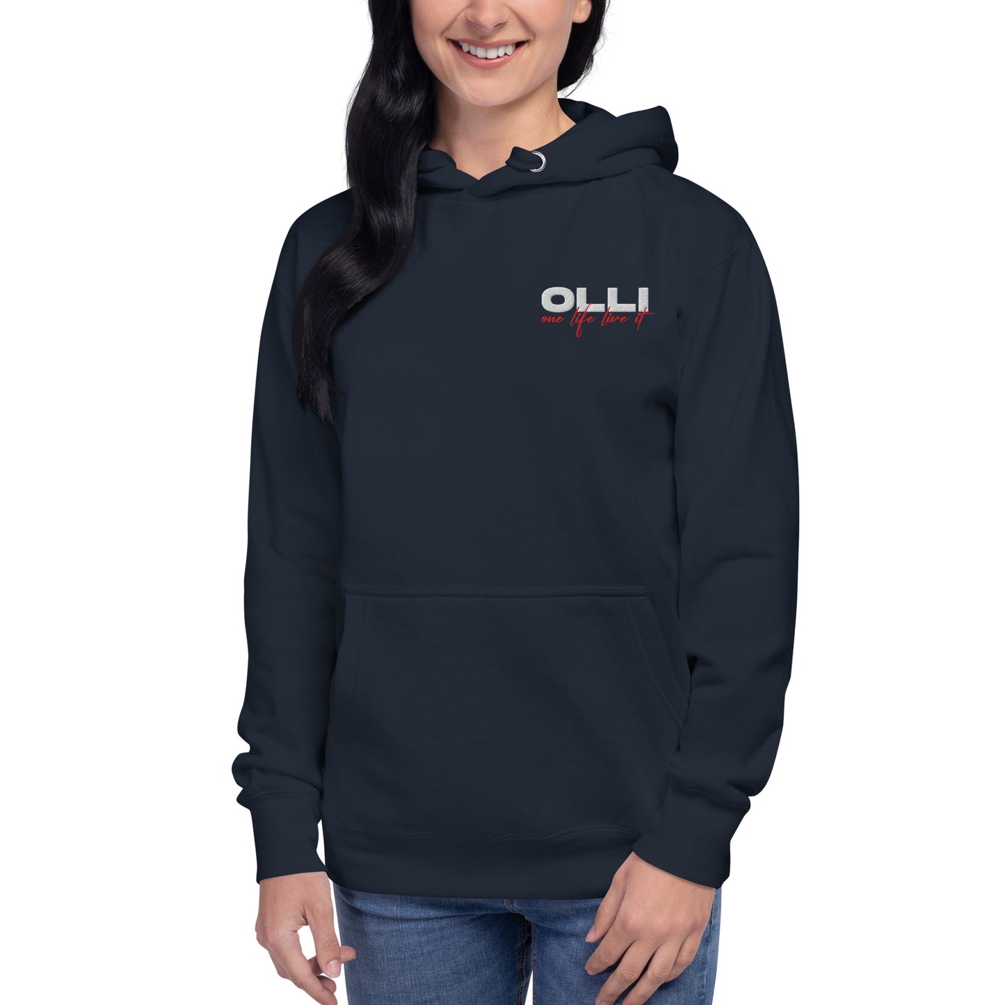 One Life Live It Embroidered Hoodie