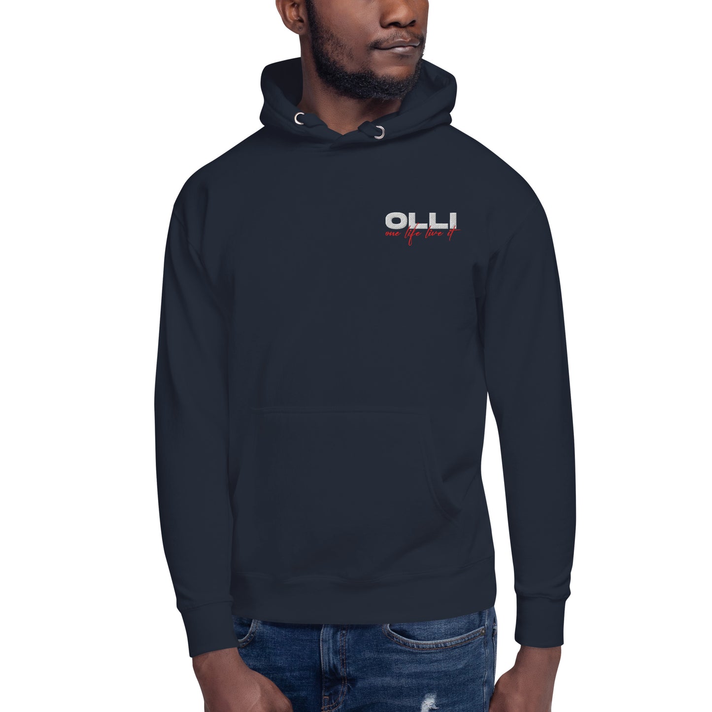 One Life Live It Embroidered Hoodie