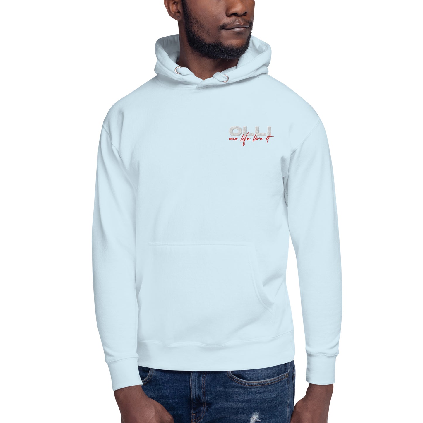 One Life Live It Embroidered Hoodie