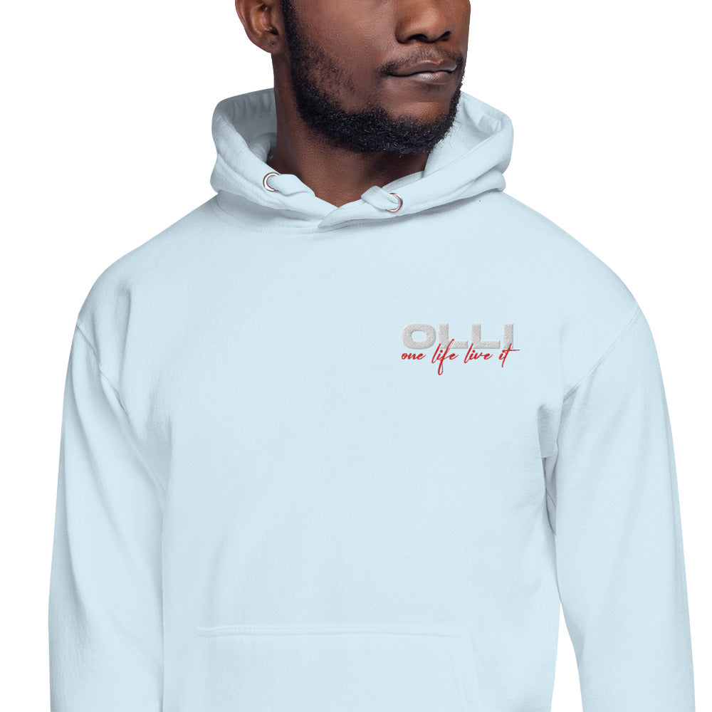 One Life Live It Embroidered Hoodie