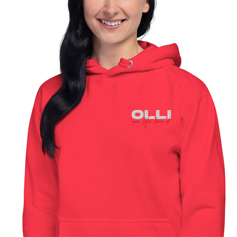 One Life Live It Embroidered Hoodie