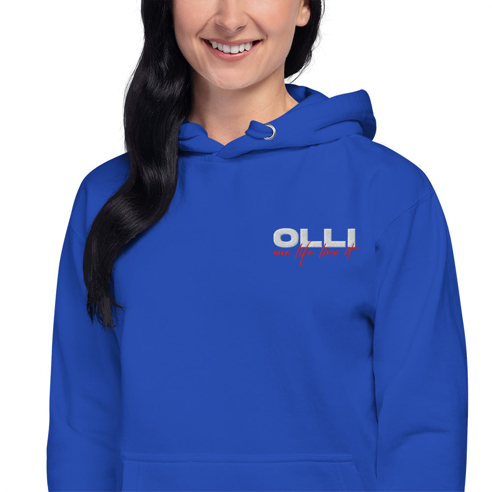 One Life Live It Embroidered Hoodie