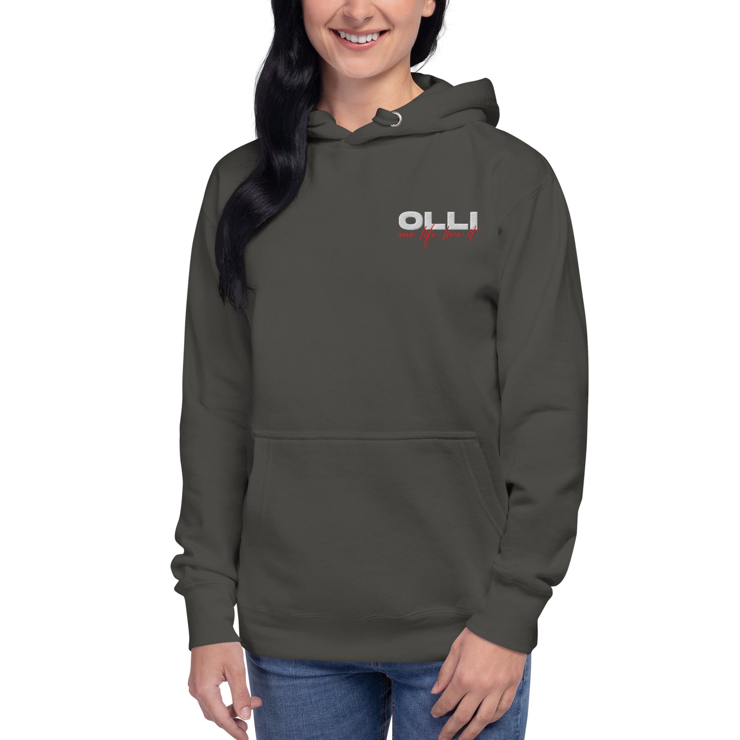 One Life Live It Embroidered Hoodie