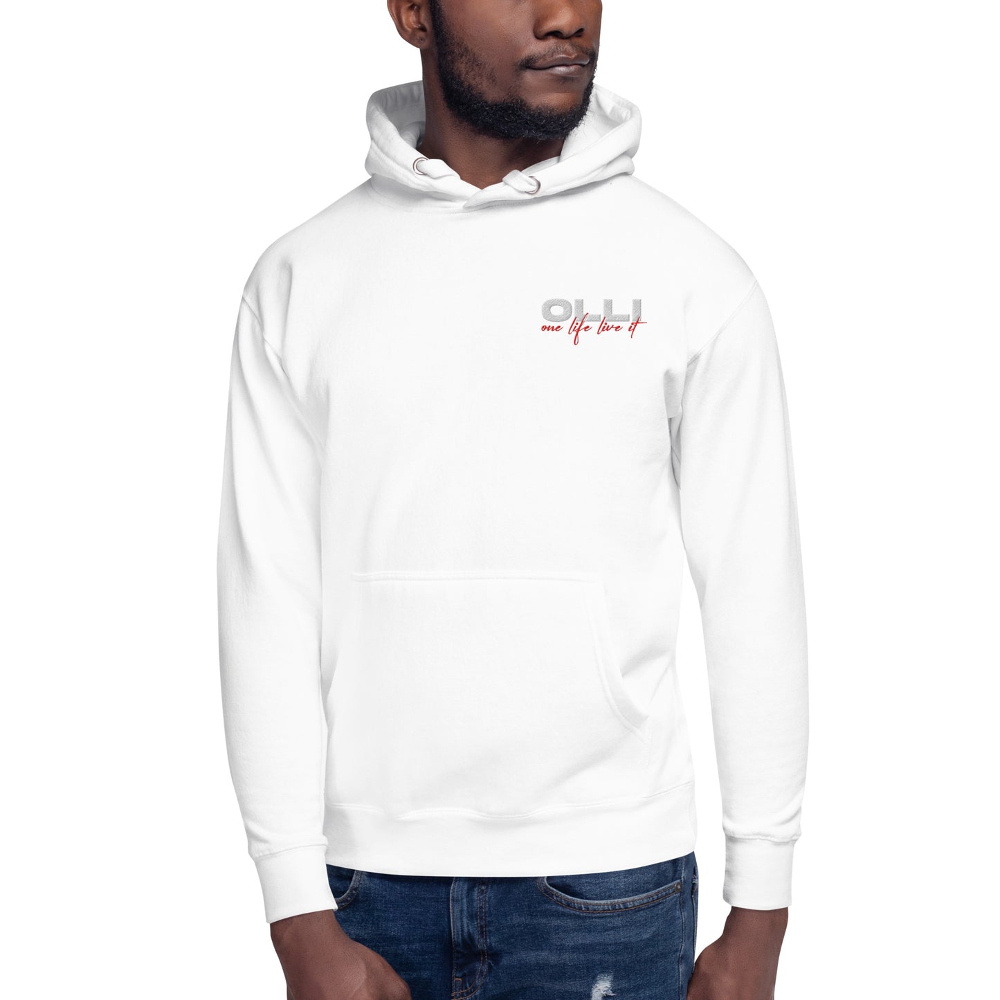 One Life Live It Embroidered Hoodie