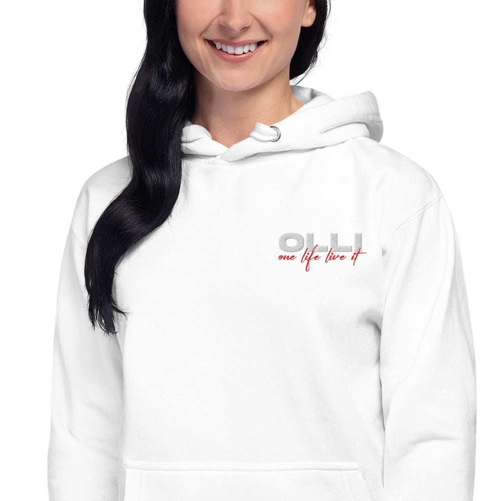 One Life Live It Embroidered Hoodie